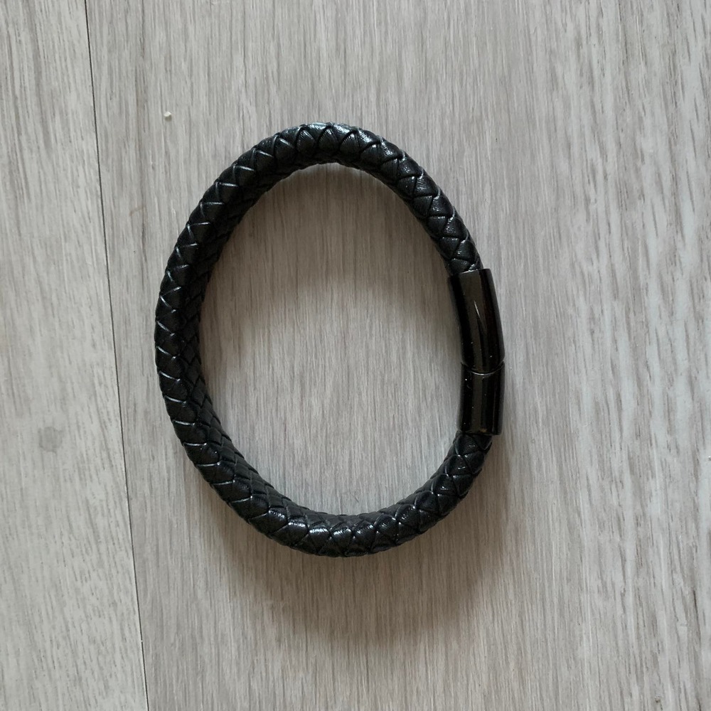 Leather Spiral Bracelet